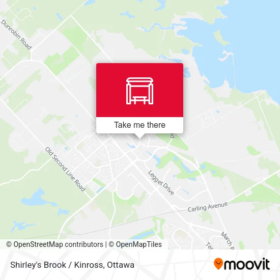 Shirley's Brook / Kinross map