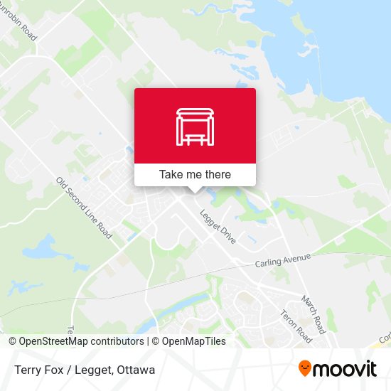 Terry Fox / Legget map