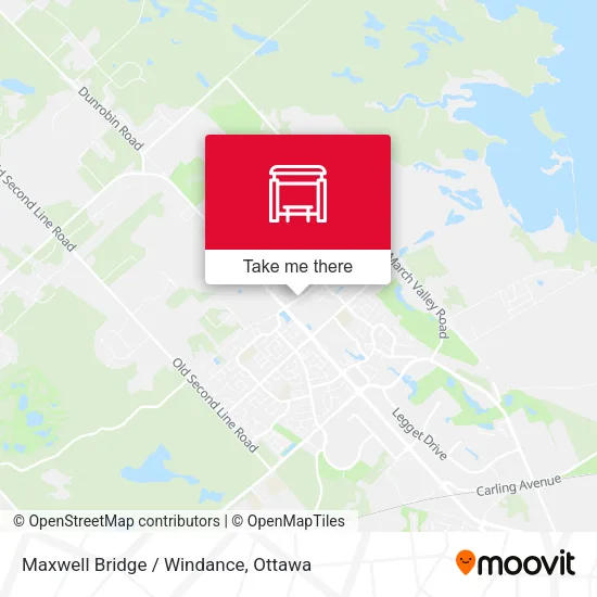 Maxwell Bridge / Windance map
