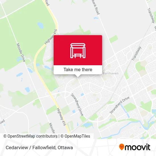 Cedarview / Fallowfield map