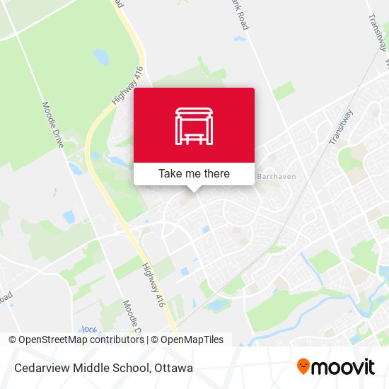 Cedarview Middle School map