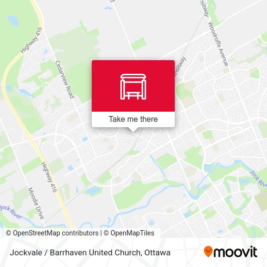 Jockvale / Barrhaven United Church map