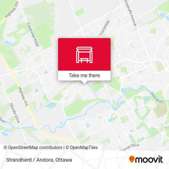 Strandherd / Andora map