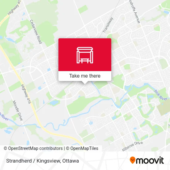 Strandherd / Kingsview map