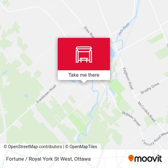 Fortune / Royal York St West map