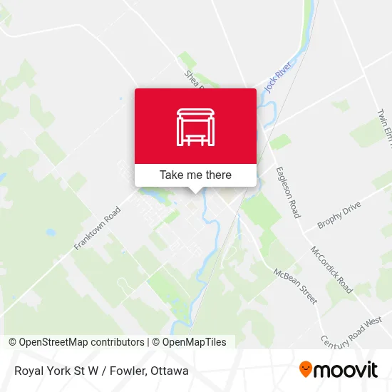 Royal York St W / Fowler map