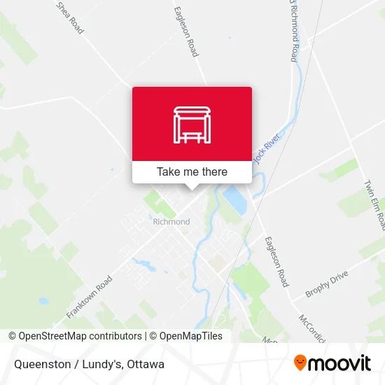 Queenston / Lundy's map
