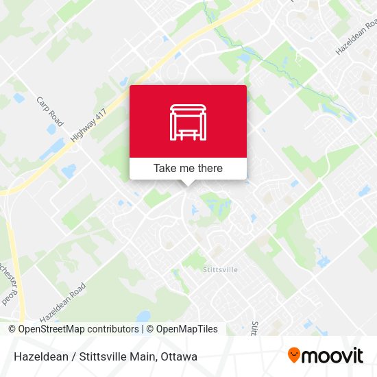 Hazeldean / Stittsville Main map