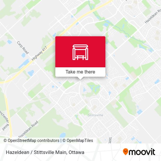 Hazeldean / Stittsville Main map