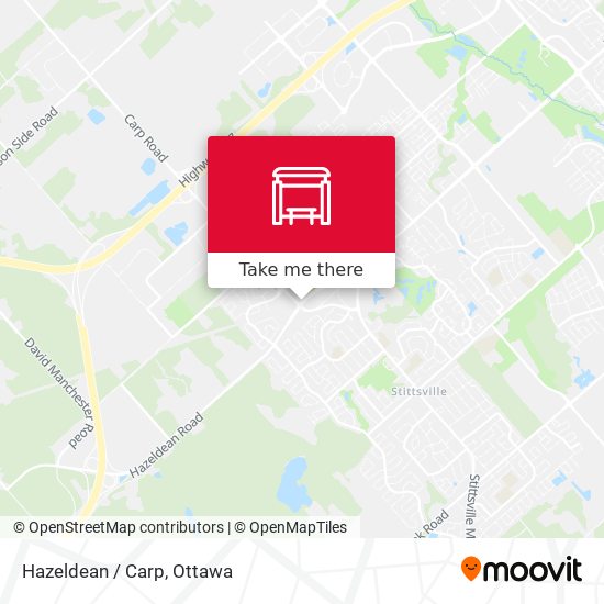 Hazeldean / Carp map