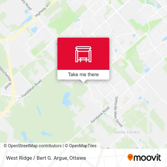 West Ridge / Bert G. Argue map