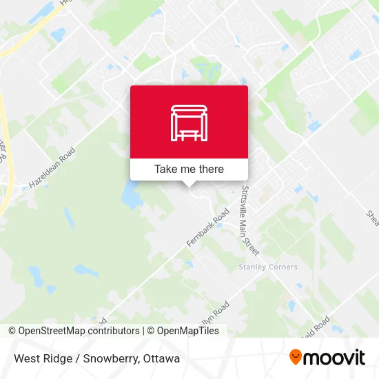 West Ridge / Snowberry map