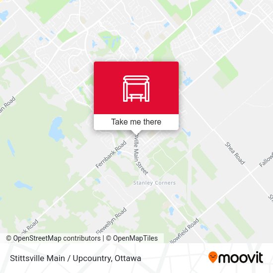Stittsville Main / Upcountry map