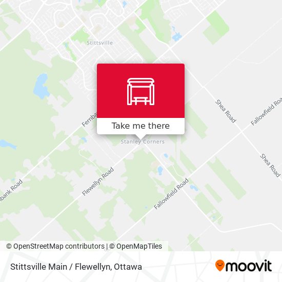 Stittsville Main / Flewellyn map