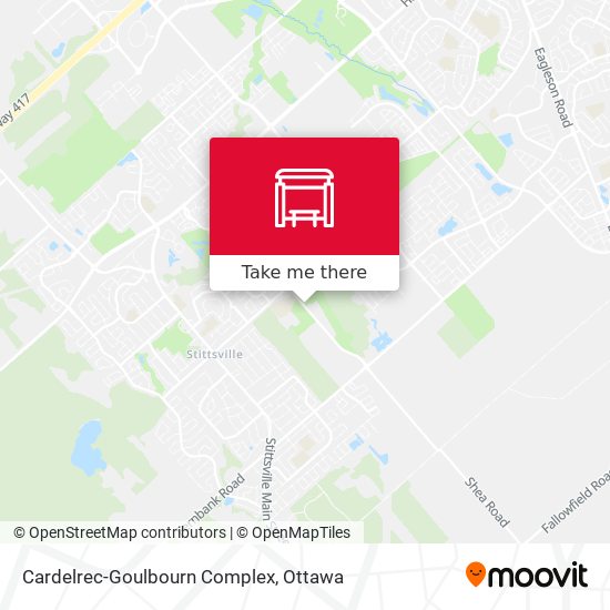 Cardelrec-Goulbourn Complex map