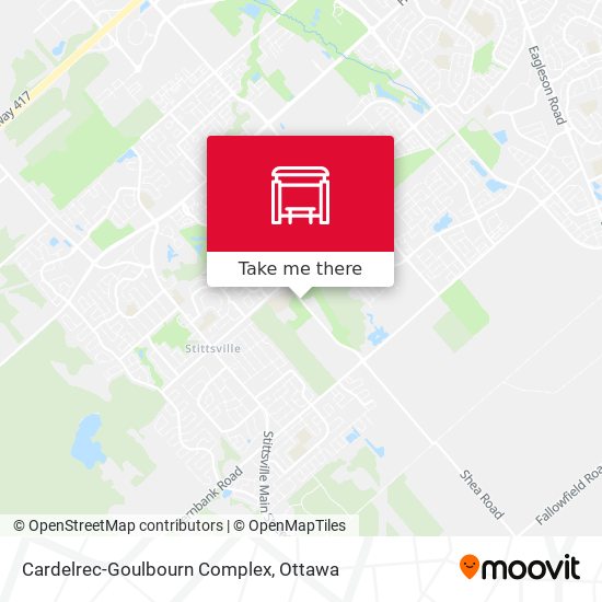 Cardelrec-Goulbourn Complex map