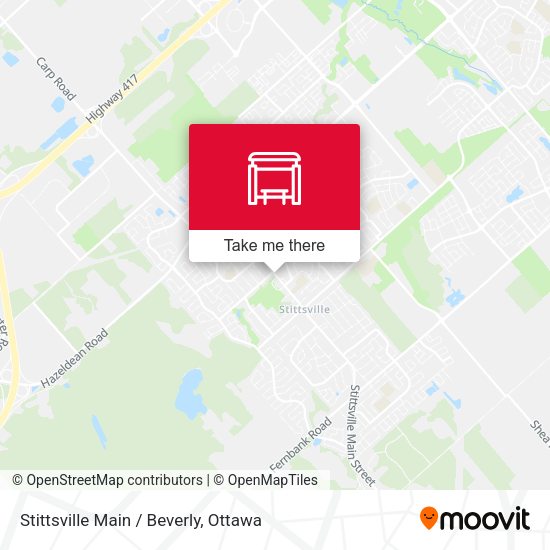 Stittsville Main / Beverly map