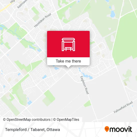 Templeford / Tabaret map