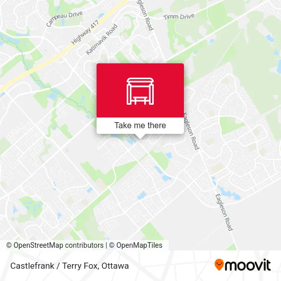 Castlefrank / Terry Fox map