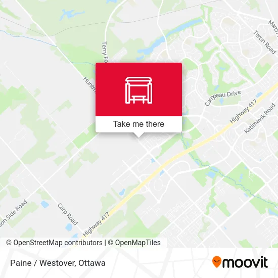 Paine / Westover map