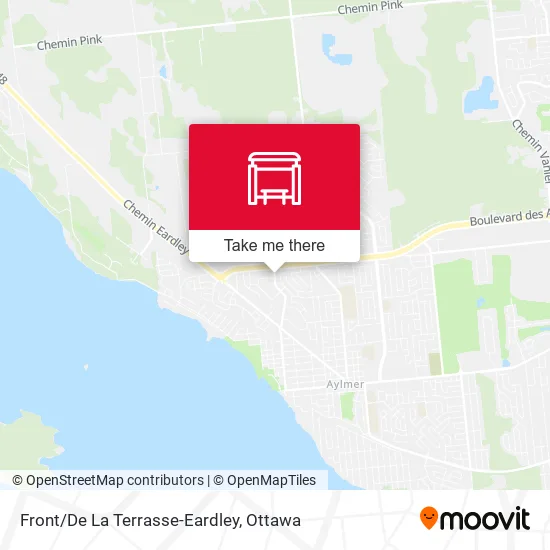 Front/De La Terrasse-Eardley map