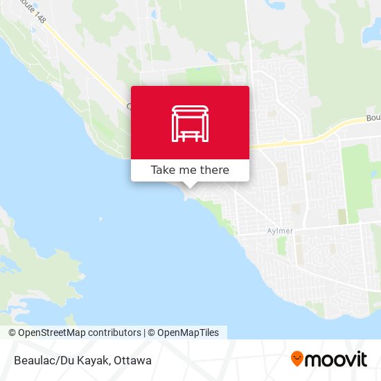 Beaulac/Du Kayak map