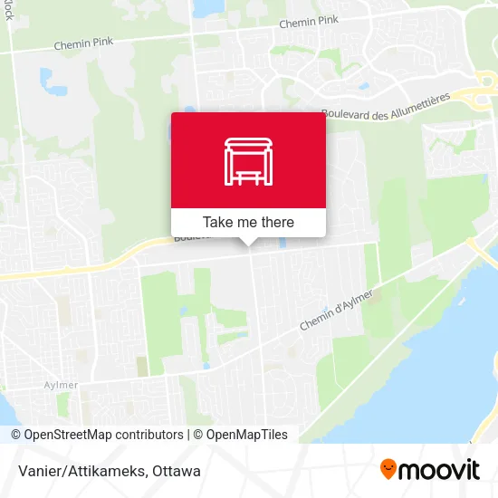 Vanier/Attikameks map