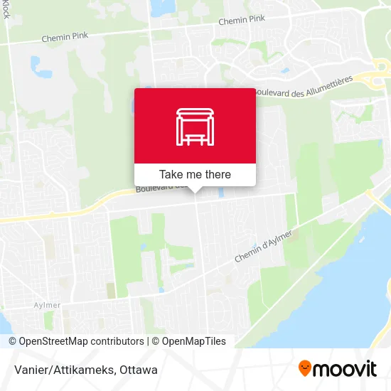 Vanier/Attikameks map
