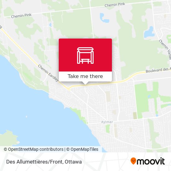 Des Allumettières/Front map