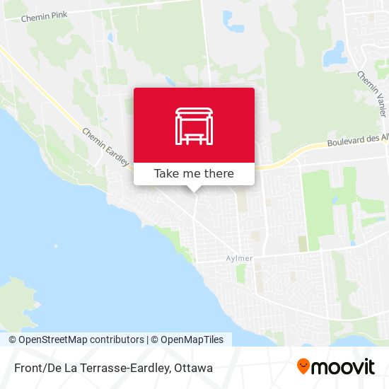 Front/De La Terrasse-Eardley map