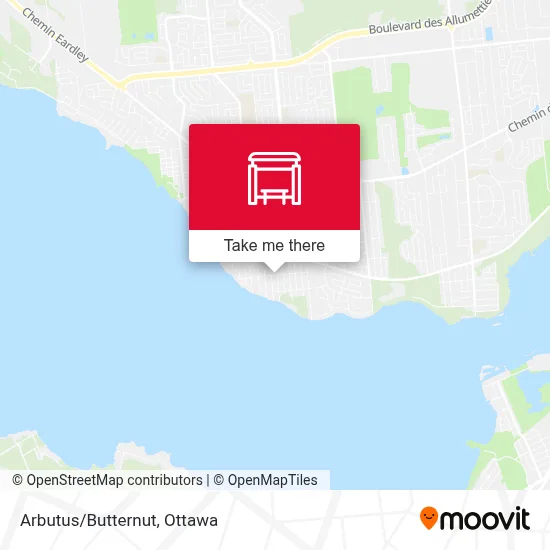 Arbutus/Butternut map