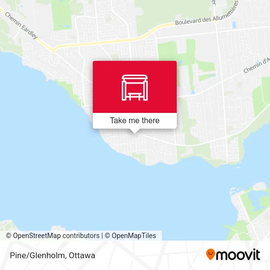 Pine/Glenholm map