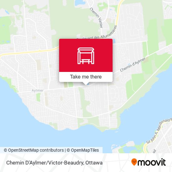 Chemin D'Aylmer/Victor-Beaudry map