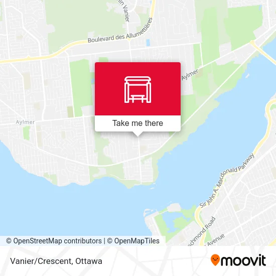 Vanier/Crescent map