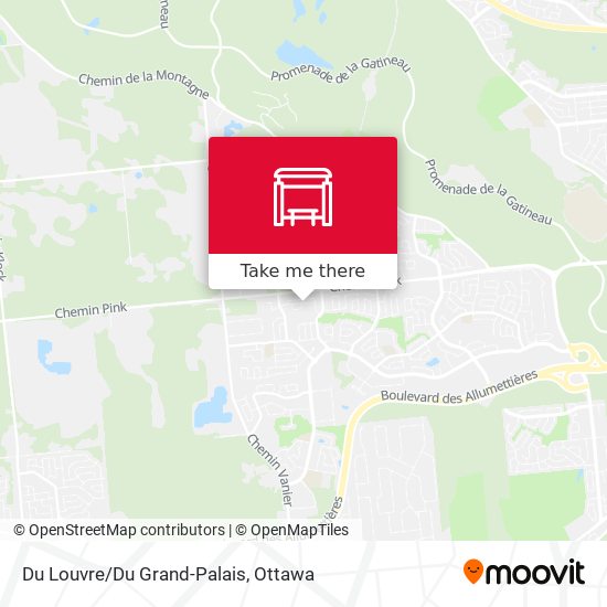 Du Louvre/Du Grand-Palais map
