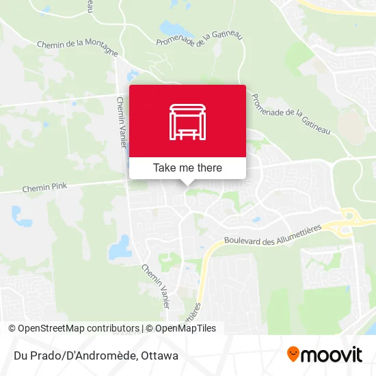 Du Prado/D'Andromède map