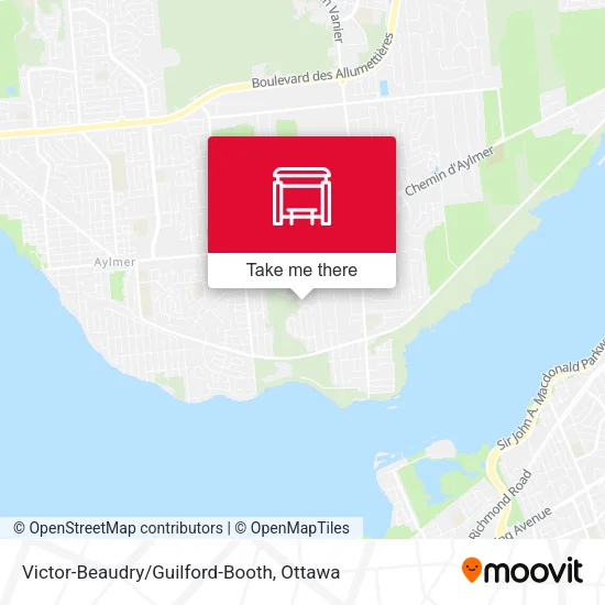 Victor-Beaudry/Guilford-Booth map