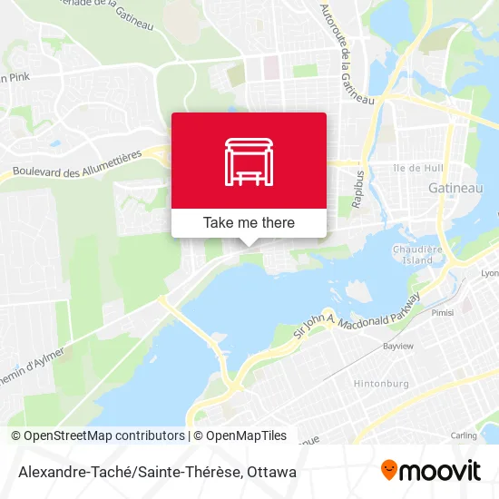 Alexandre-Taché/Sainte-Thérèse map