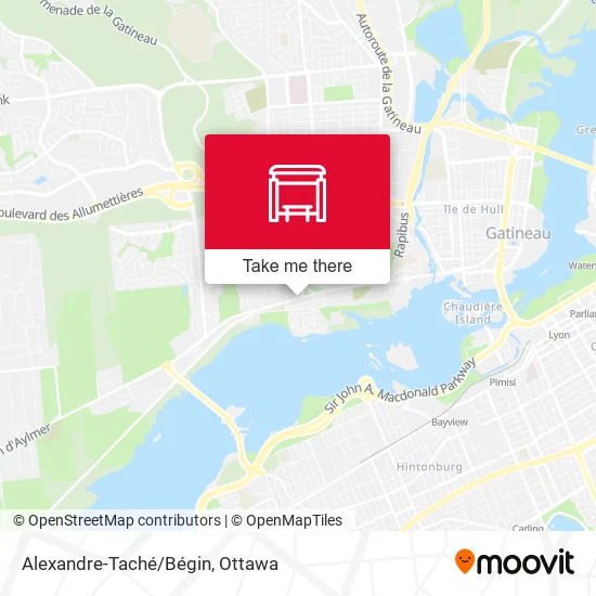 Alexandre-Taché/Bégin map