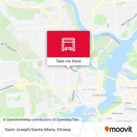 Saint-Joseph/Sainte-Marie map