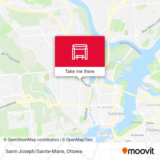Saint-Joseph/Sainte-Marie map