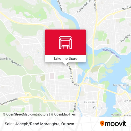 Saint-Joseph/René-Marengère map
