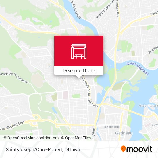 Saint-Joseph/Curé-Robert map