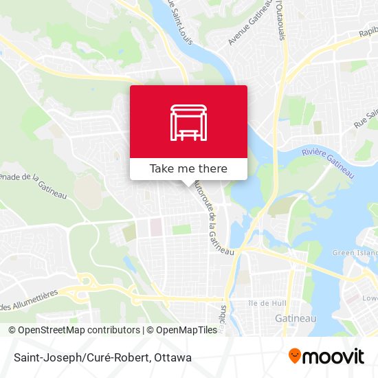 Saint-Joseph/Curé-Robert map