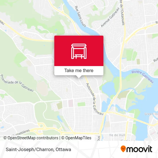 Saint-Joseph/Charron map