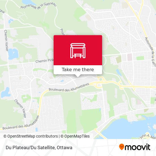 Du Plateau/Du Satellite map