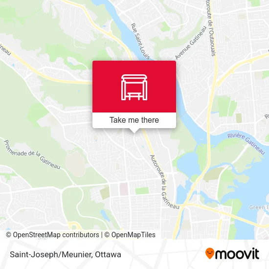 Saint-Joseph/Meunier map