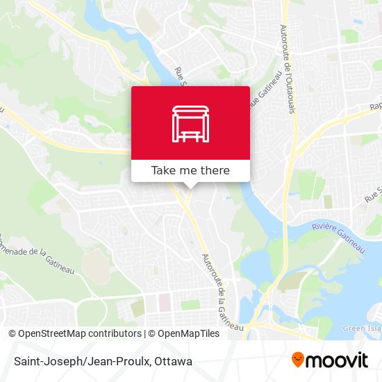 Saint-Joseph/Jean-Proulx map