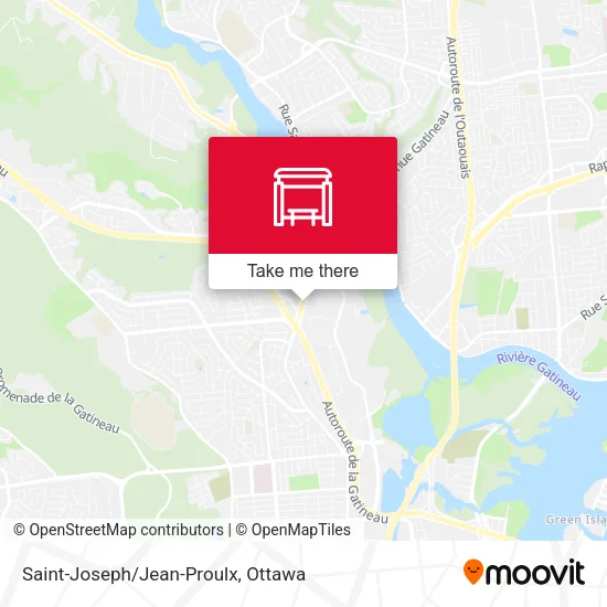 Saint-Joseph/Jean-Proulx map