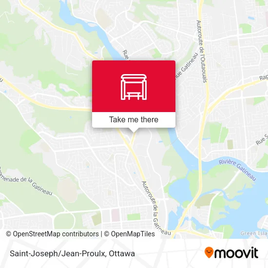 Saint-Joseph/Jean-Proulx map